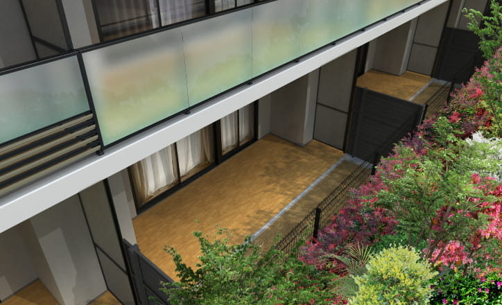 専用庭完成予想図